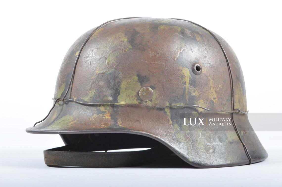 Casque M35 Luftwaffe camouflé trois tons avec fil de fer, nominatif - photo 7