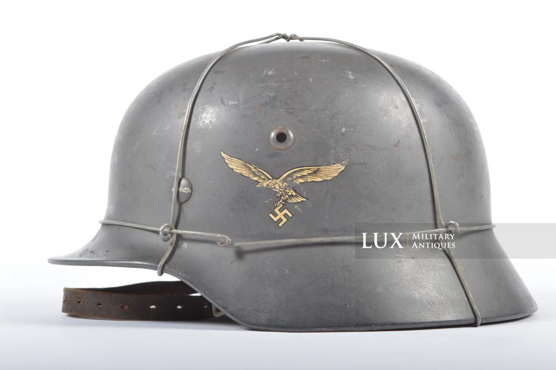 Casque M35 Luftwaffe double insigne avec fil de fer - photo 4