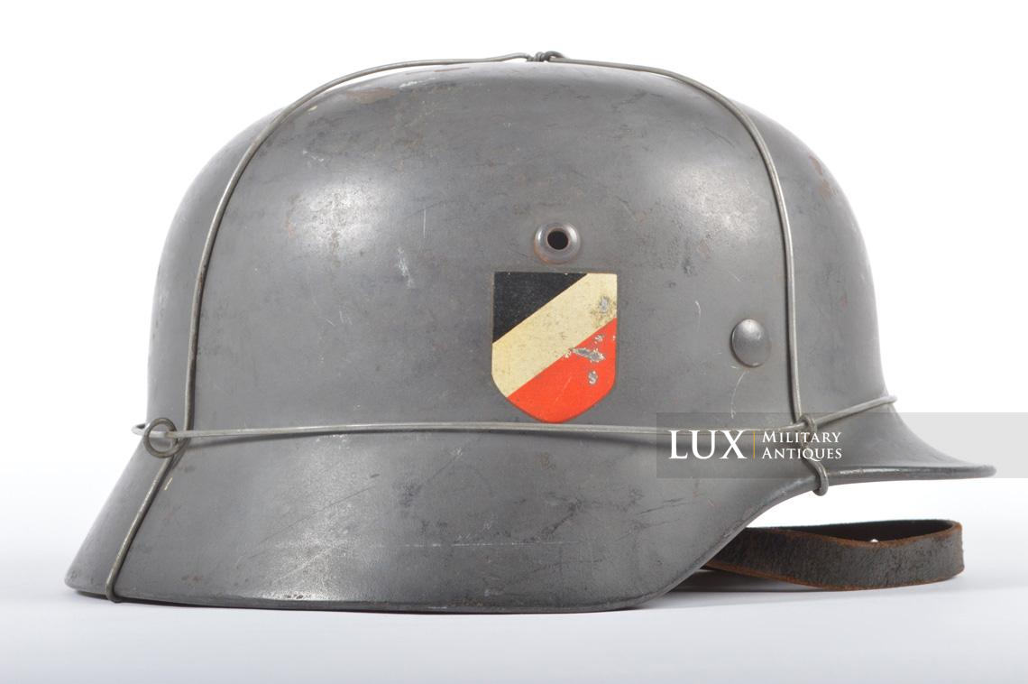 M35 Luftwaffe double decal bailing wire combat helmet - photo 10