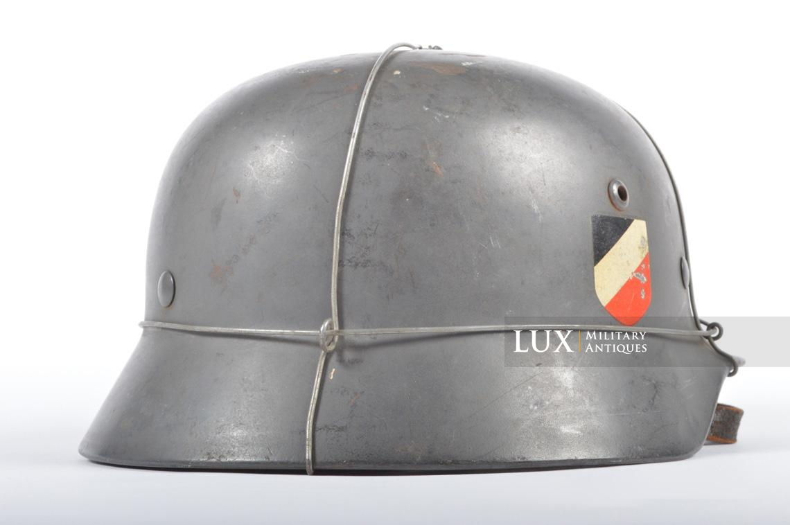 M35 Luftwaffe double decal bailing wire combat helmet - photo 11