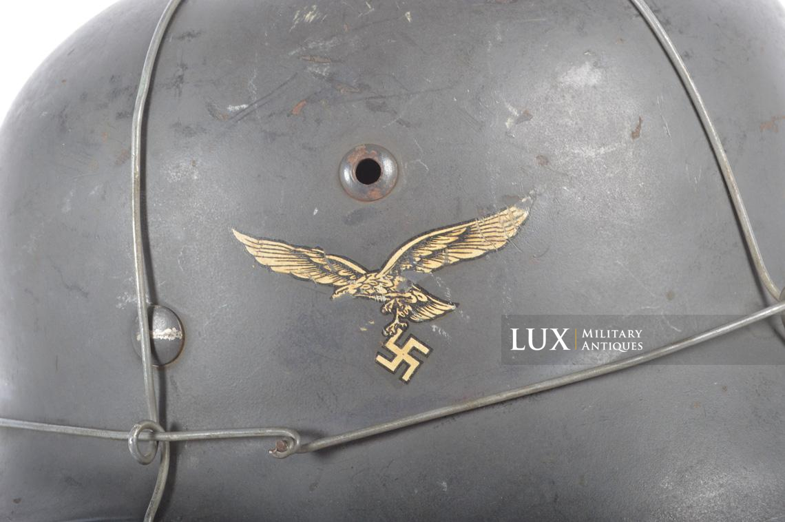 Casque M35 Luftwaffe double insigne avec fil de fer - photo 16