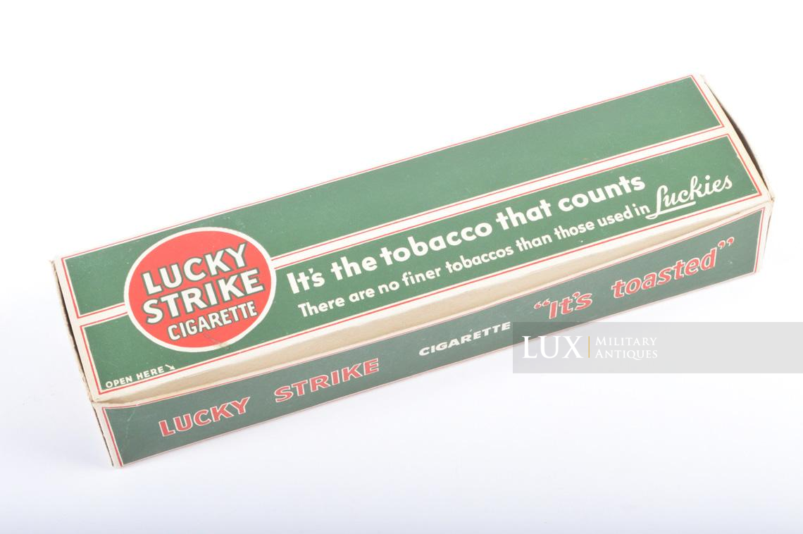 US cigarette carton pack, « Lucky Strike »