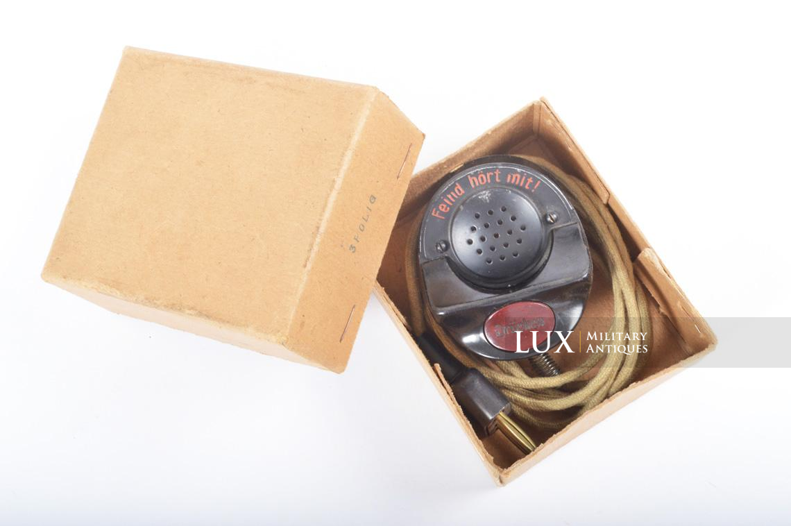 Unissued German field radio microphone - Lux Military Antiques - photo 4