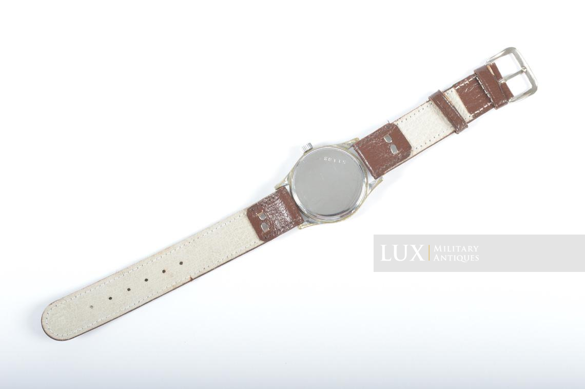 Montre réglementaire allemande de poignet de la Kriegsmarine, « Zentra » - photo 8