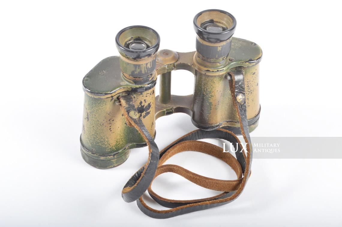 German three-tone Normandy camouflage 6x30 power binoculars , « dienstglass ddx » - photo 4