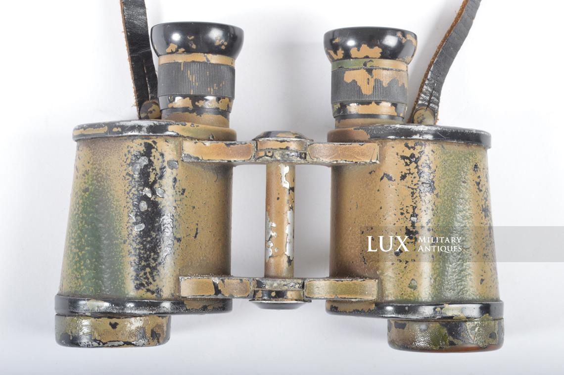 German three-tone Normandy camouflage 6x30 power binoculars , « dienstglass ddx » - photo 7