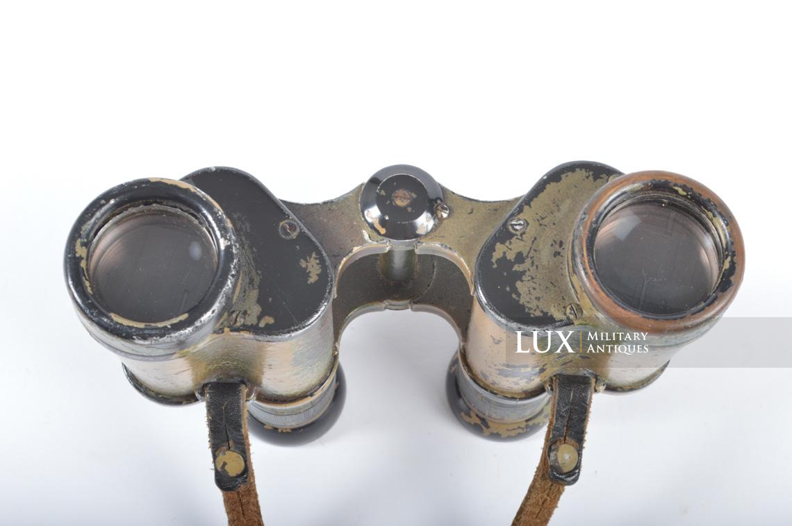 German three-tone Normandy camouflage 6x30 power binoculars , « dienstglass ddx » - photo 10