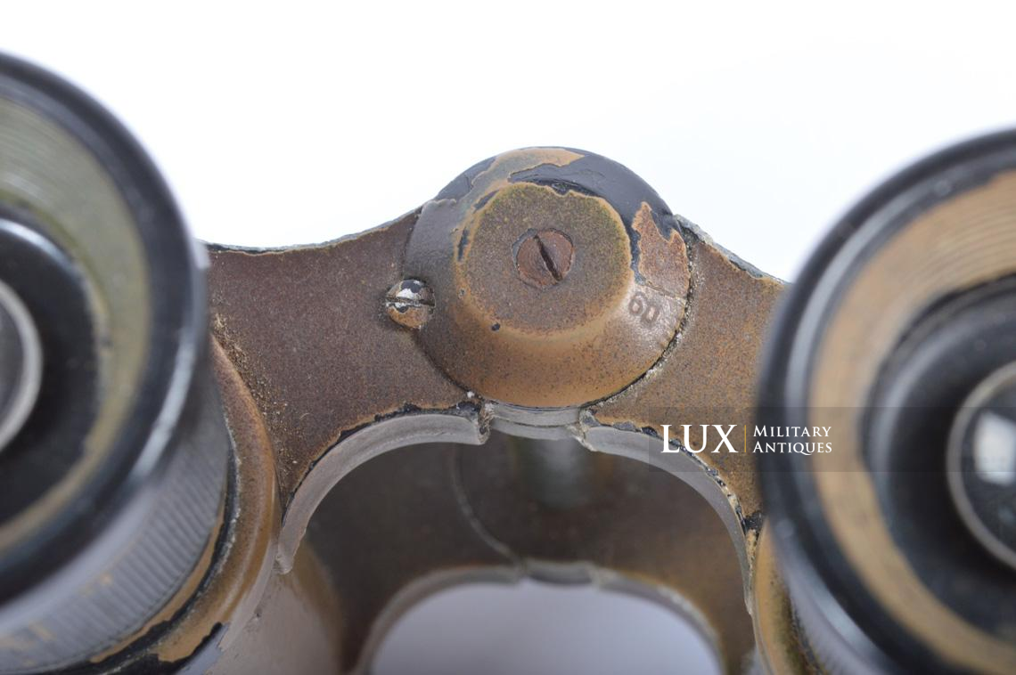 German three-tone Normandy camouflage 6x30 power binoculars , « dienstglass ddx » - photo 12