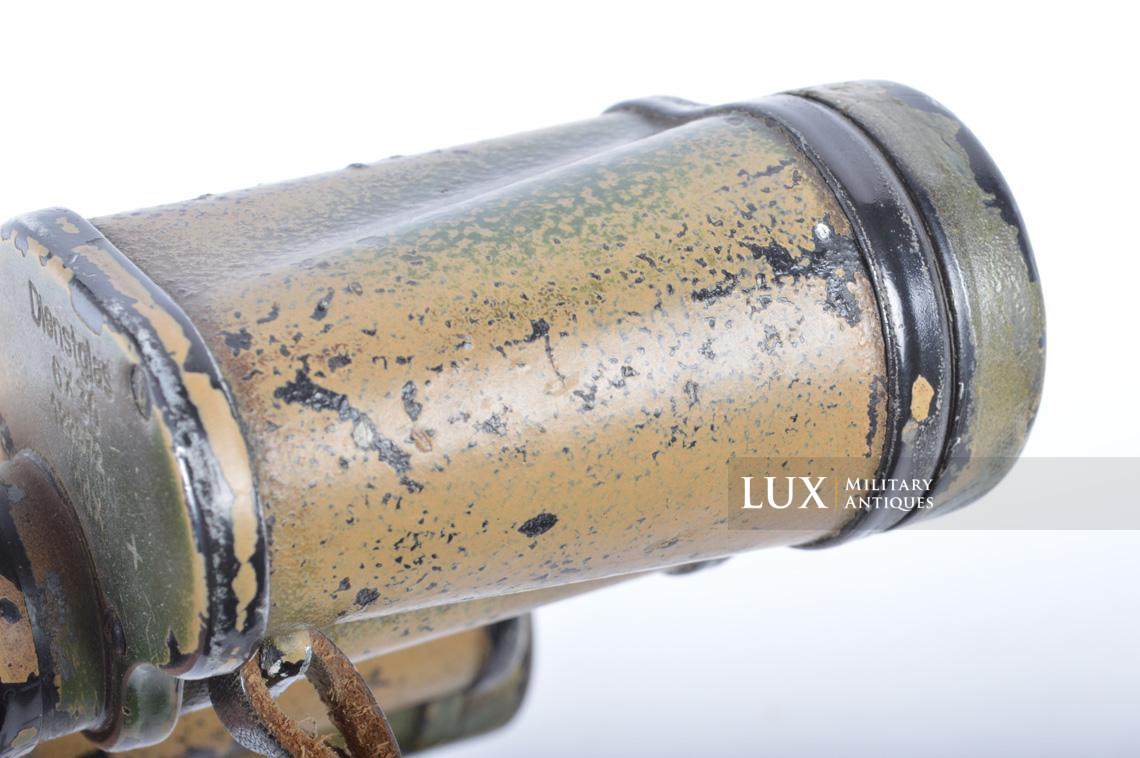 German three-tone Normandy camouflage 6x30 power binoculars , « dienstglass ddx » - photo 14