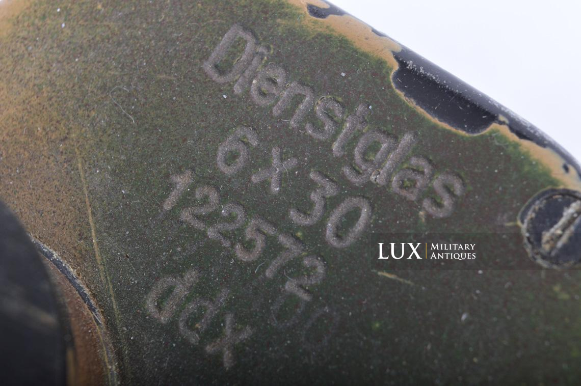 German three-tone Normandy camouflage 6x30 power binoculars , « dienstglass ddx » - photo 17