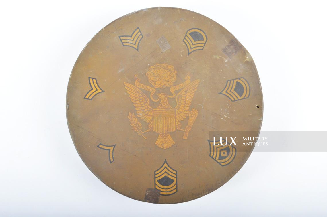 US Army decorated storage tin - Lux Military Antiques - photo 8