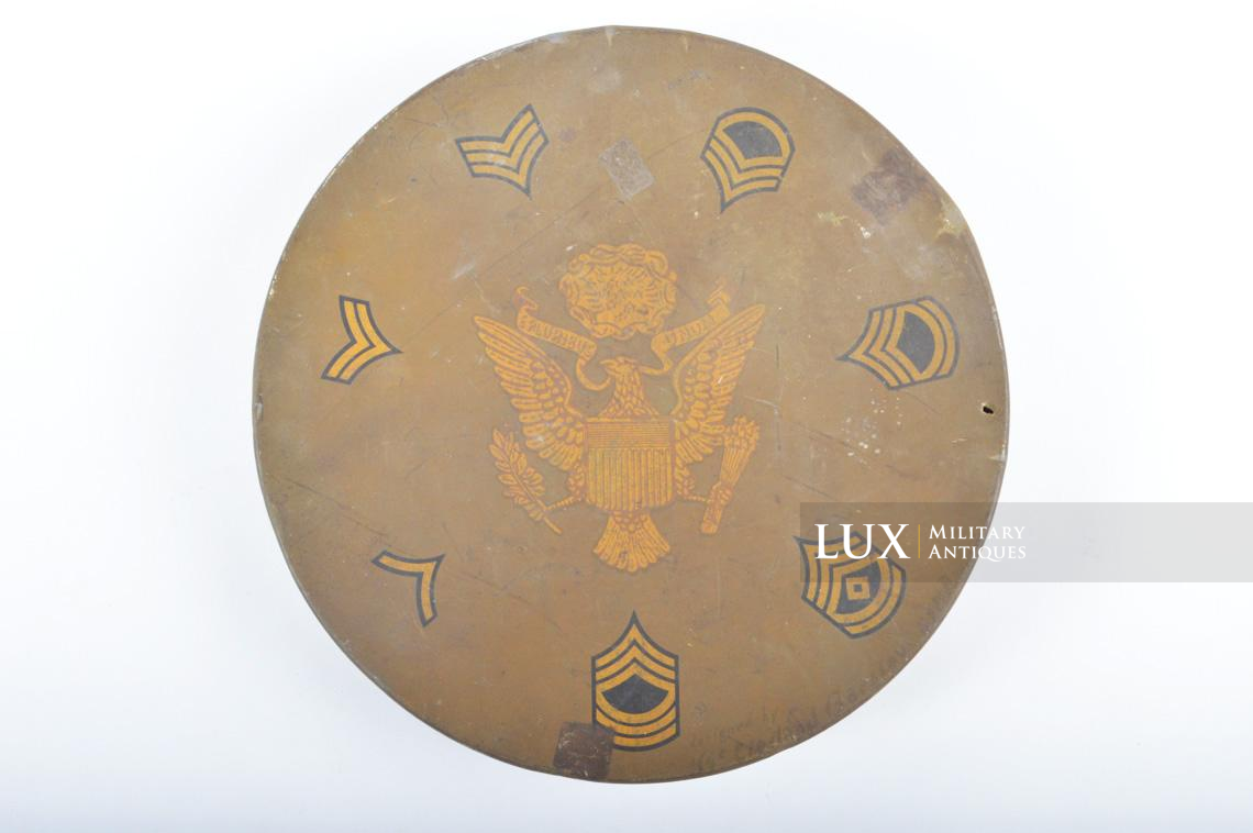 US Army decorated storage tin - photo 8