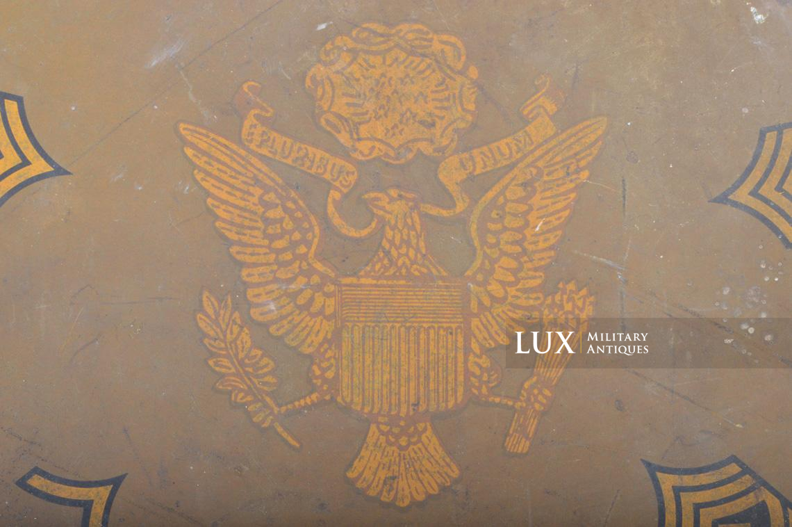 US Army decorated storage tin - Lux Military Antiques - photo 9