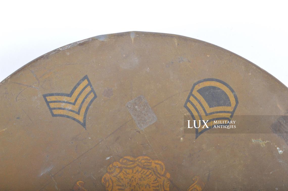 US Army decorated storage tin - Lux Military Antiques - photo 10