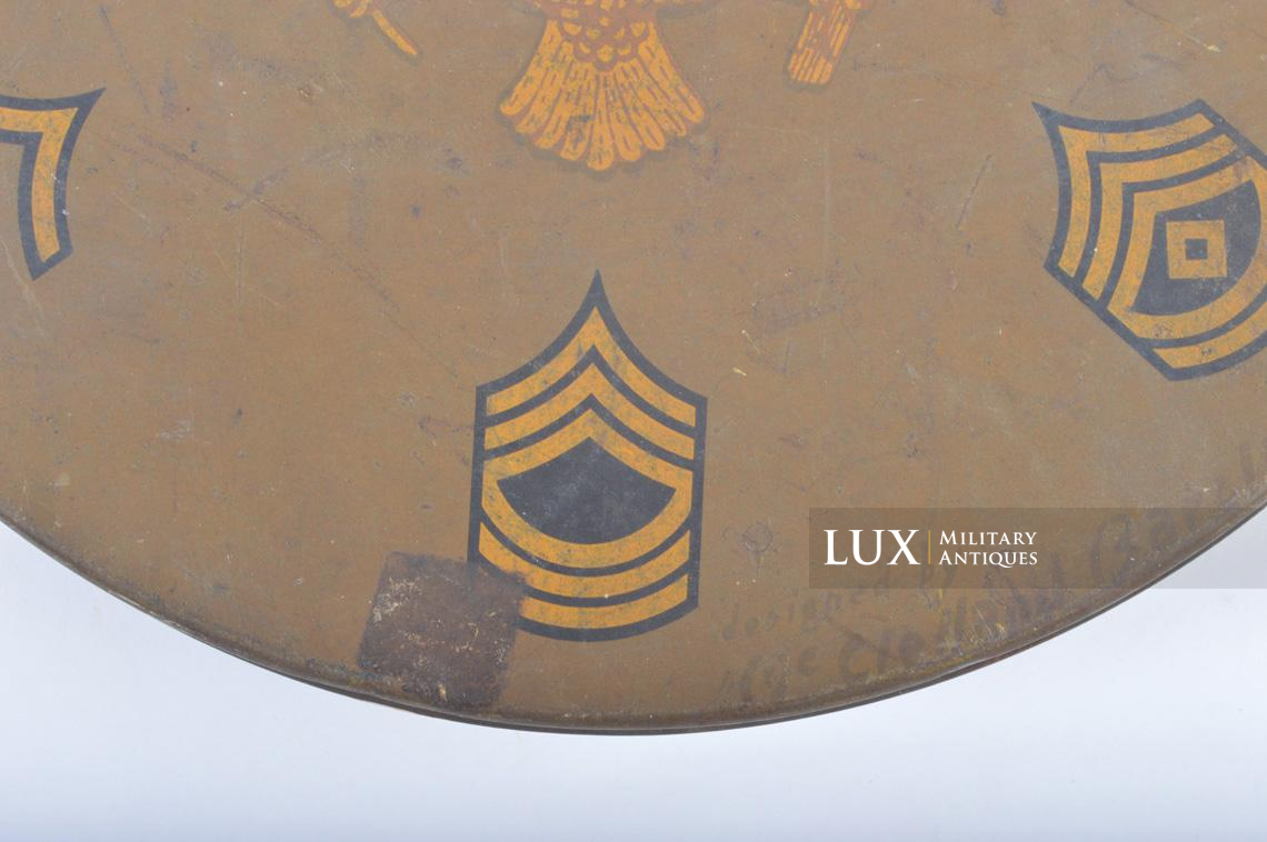 US Army decorated storage tin - Lux Military Antiques - photo 11