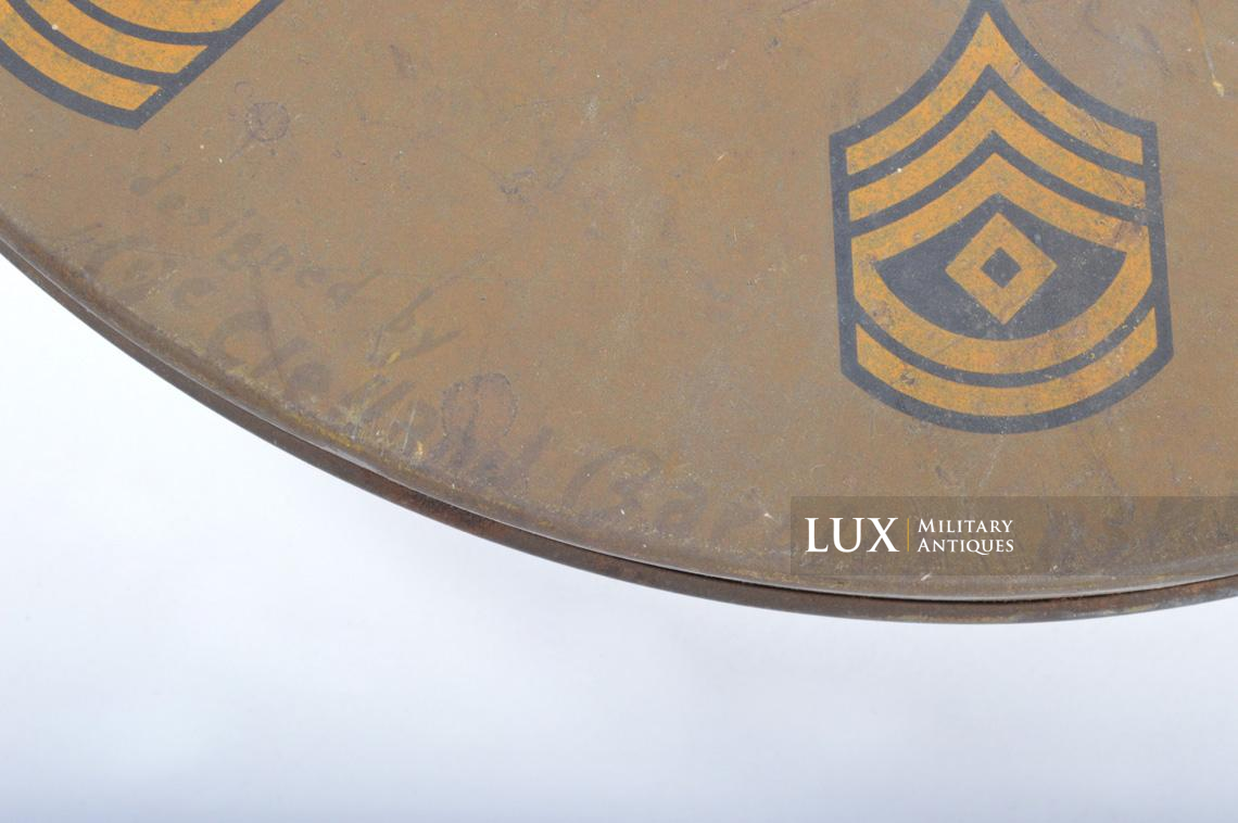 US Army decorated storage tin - Lux Military Antiques - photo 12