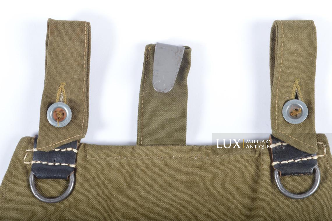 Unissued German two-tone fabric mid-war bread bag, « RF-Nr - 1943 » - photo 8