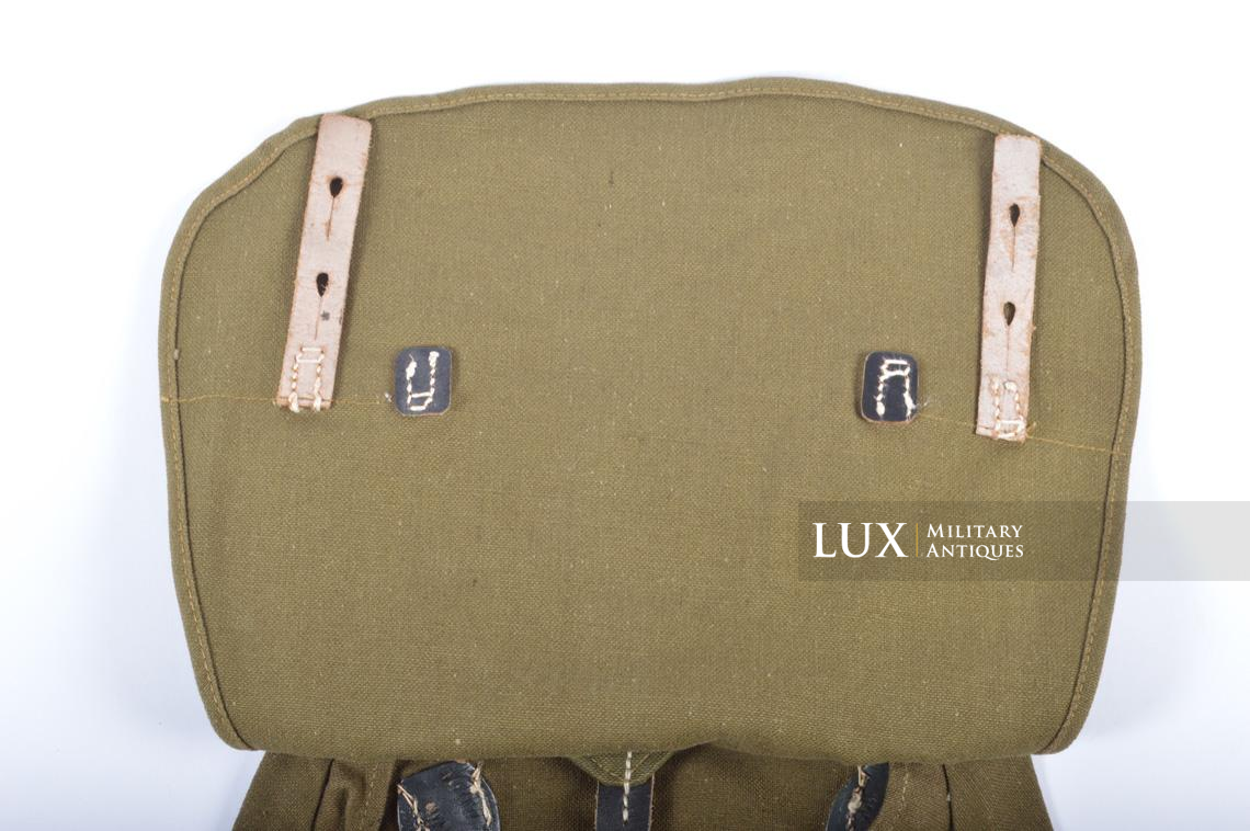 Unissued German two-tone fabric mid-war bread bag, « RF-Nr - 1943 » - photo 12