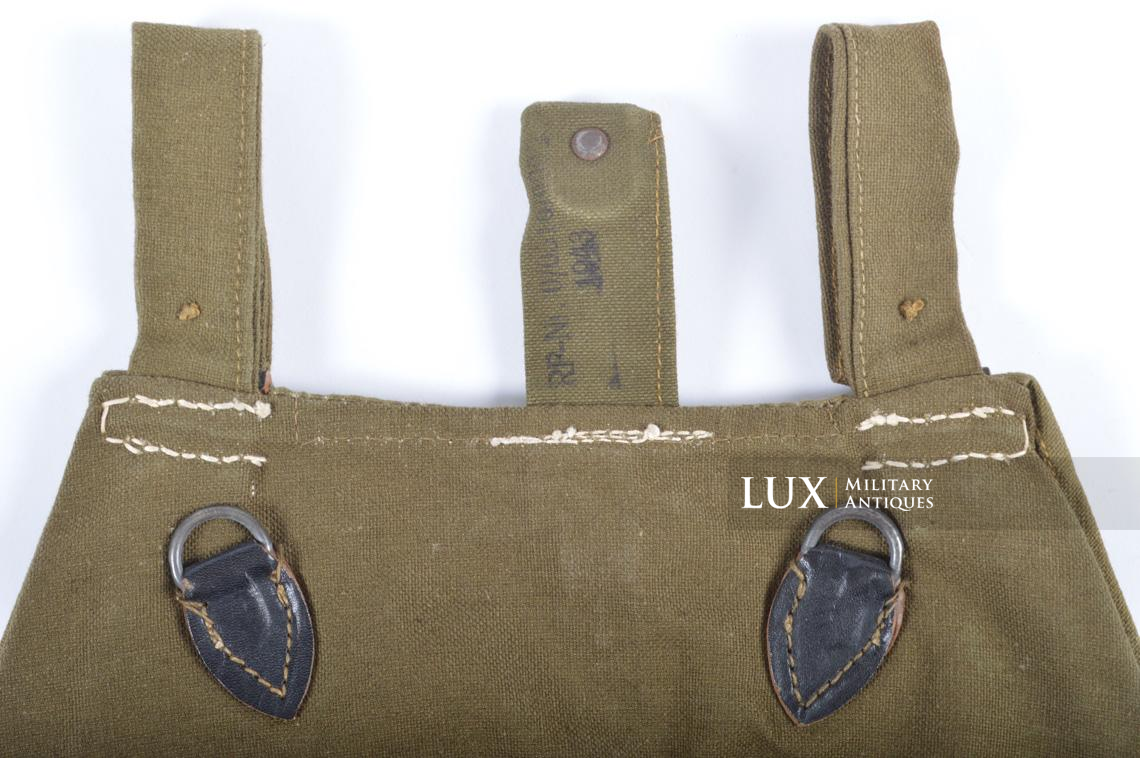 Unissued German two-tone fabric mid-war bread bag, « RF-Nr - 1943 » - photo 15