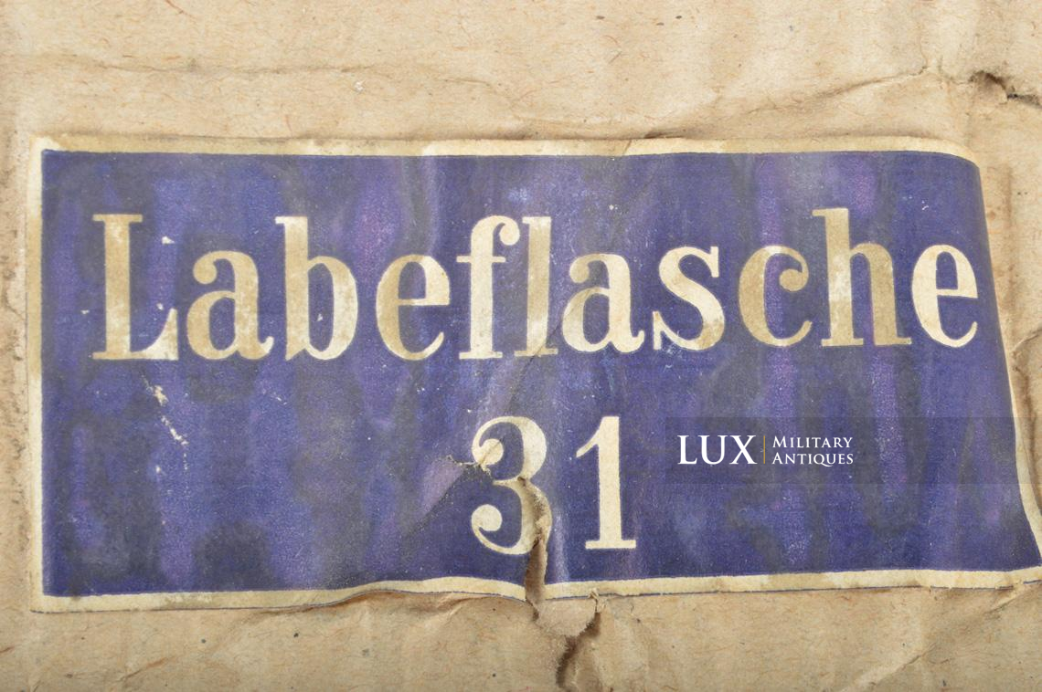 Gourde allemande infirmier milieu de guerre dans son emballage d’usine, « LABEFLASCHE 31 » - photo 9