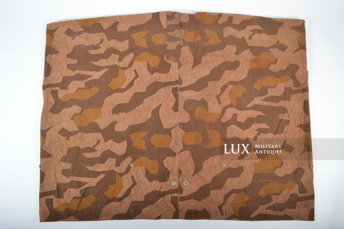 German Heer/Luftwaffe « BROWN » splinter camouflage shelter quarter/poncho, dated 1942 - photo 12