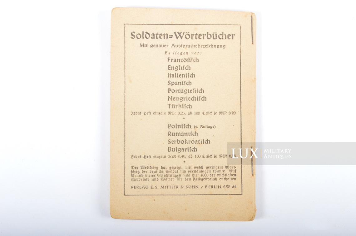 Dictionnaire de poche du soldat allemand, « Allemand-Russe » - photo 11