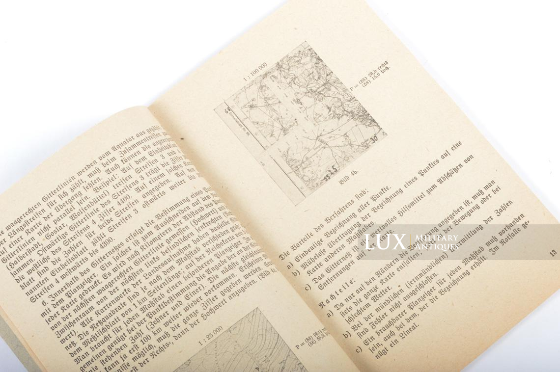 German soldier's map legend readers guide book, « Geländefibel » - photo 10