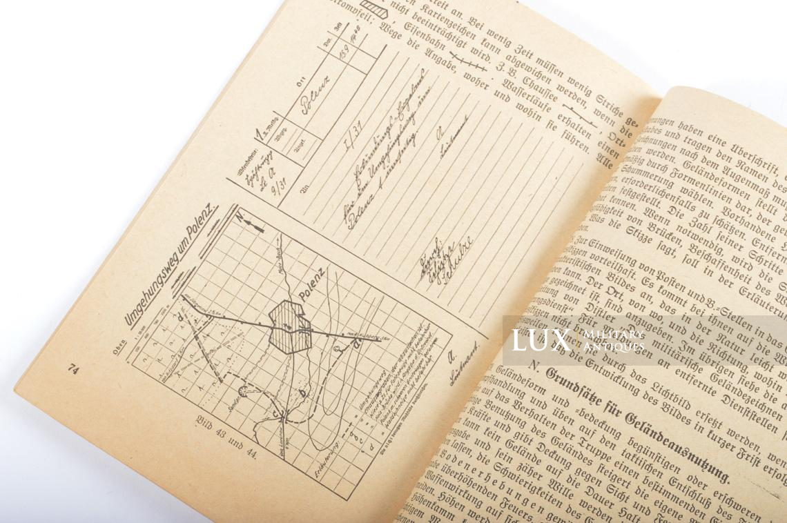 German soldier's map legend readers guide book, « Geländefibel » - photo 13