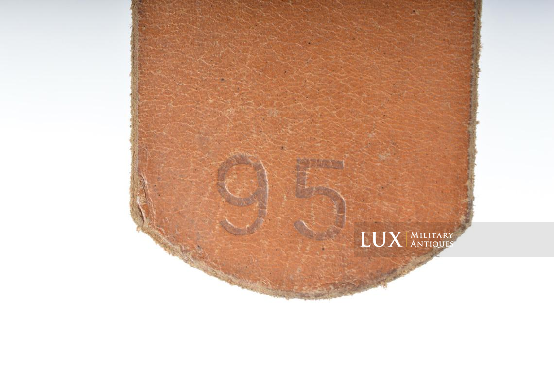 Unissued German late-war M44 leather belt, « ftb44 » - photo 11