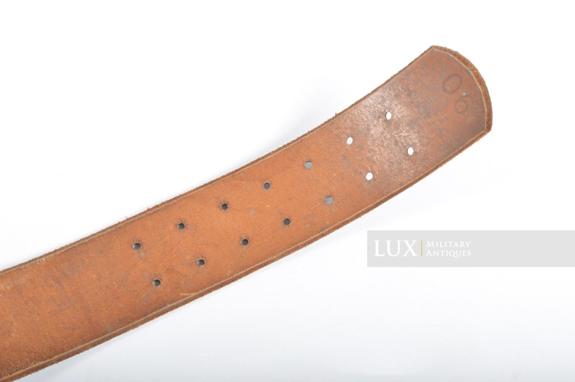 Unissued German late-war M44 leather belt, « ftb44 » - photo 10