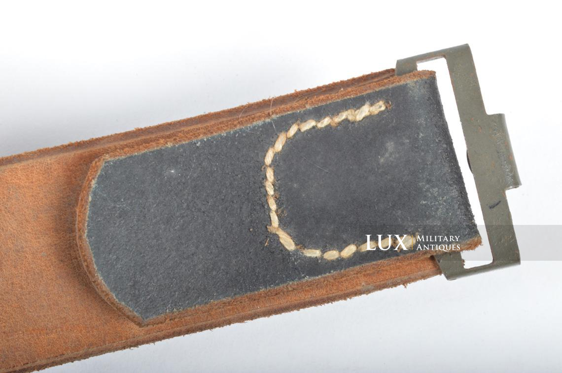 Unissued German late-war M44 leather belt, « ftb44 » - photo 8