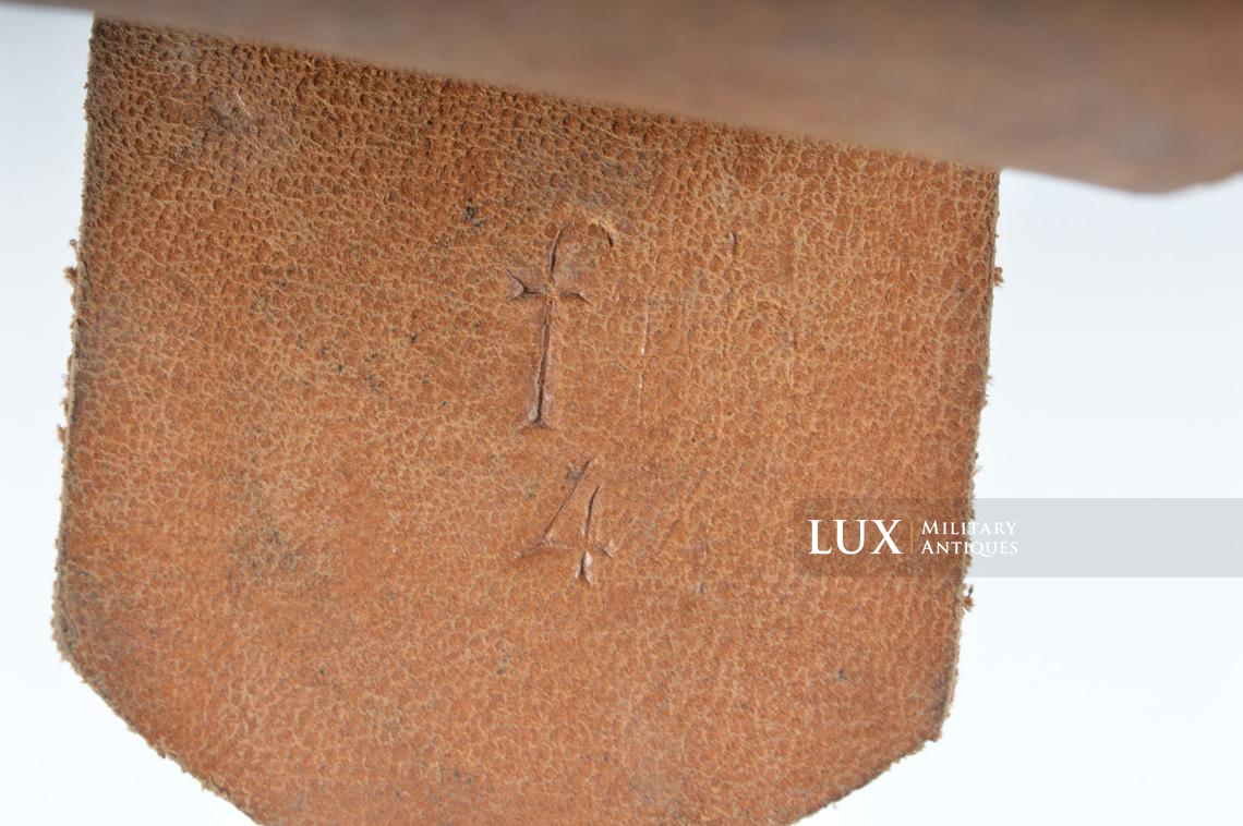 Unissued German late-war M44 leather belt, « ftb44 » - photo 12