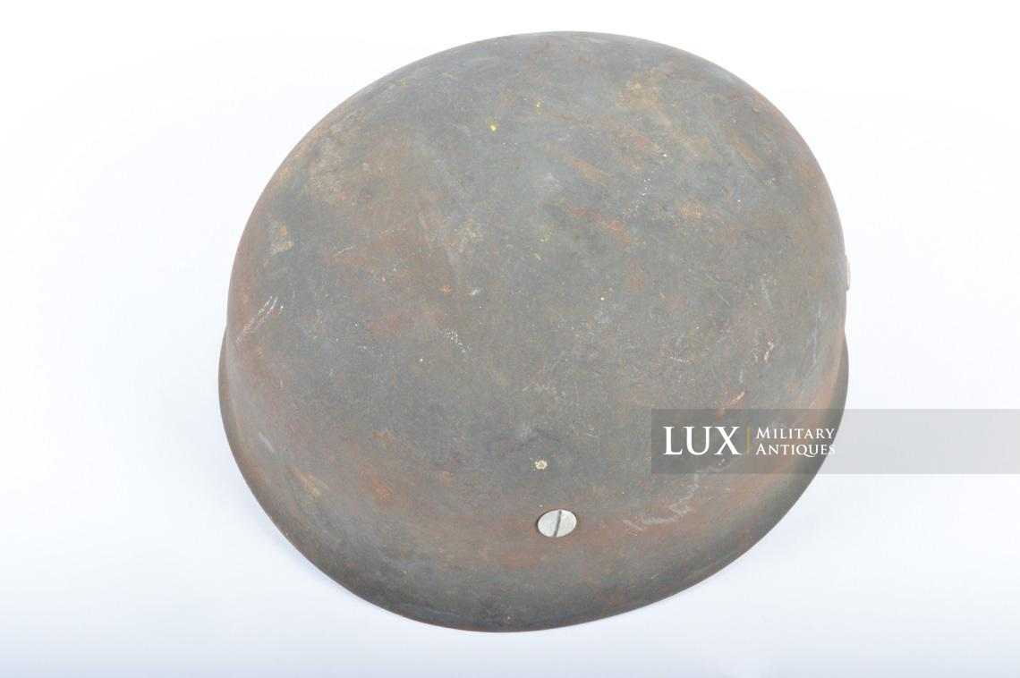 Late-war M38 German paratrooper combat helmet, « woodwork find » - photo 14