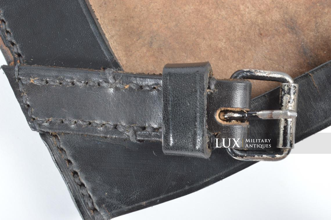 German early leather entrenching tool carrying case, « 1939 » - photo 14