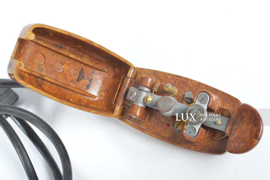 German armoured vehicle/ tanks morse code telegraph key, « tkp 1944 » - photo 9
