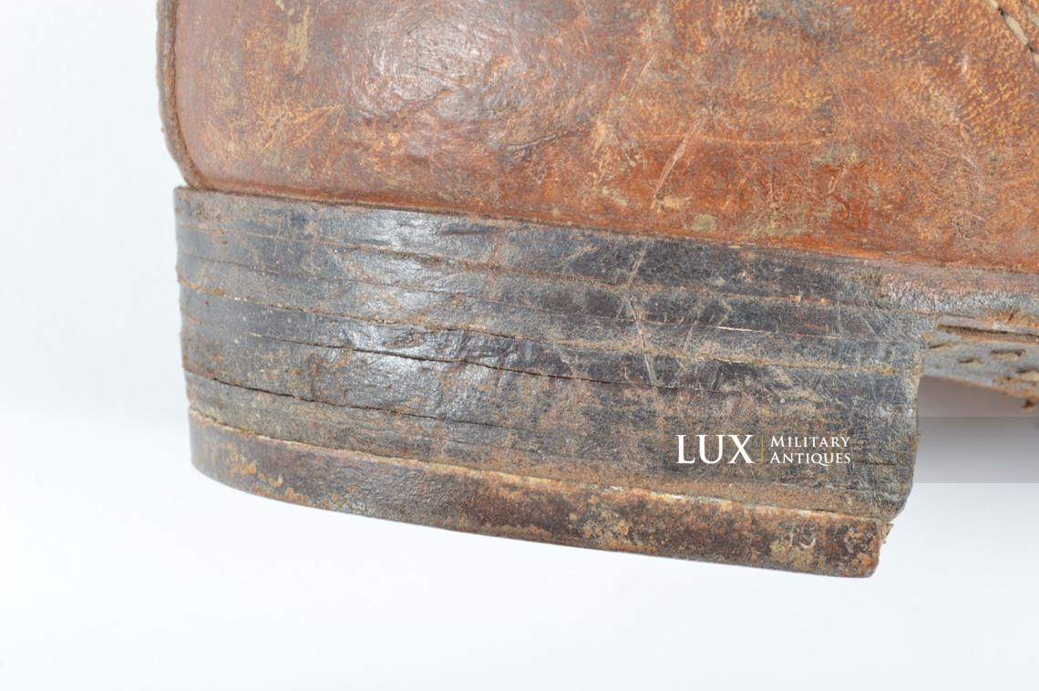 Late-war German low ankle combat boots, « RBNr 0/0714/0024 » - photo 14