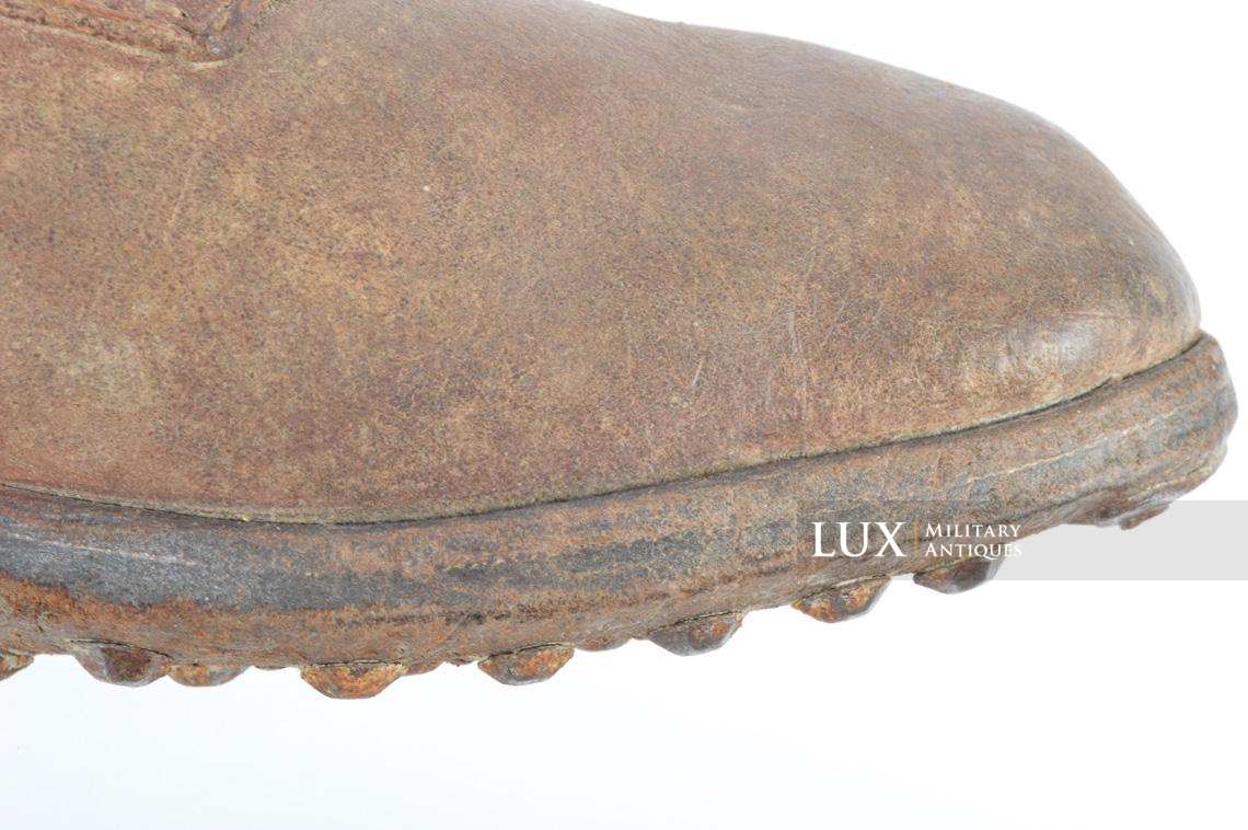 Late-war German low ankle combat boots, « RBNr 0/0714/0024 » - photo 15