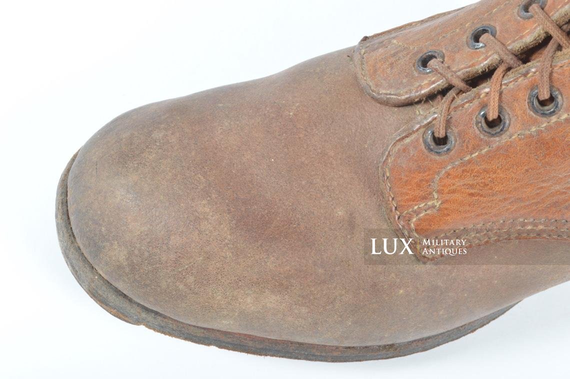 Late-war German low ankle combat boots, « RBNr 0/0714/0024 » - photo 19