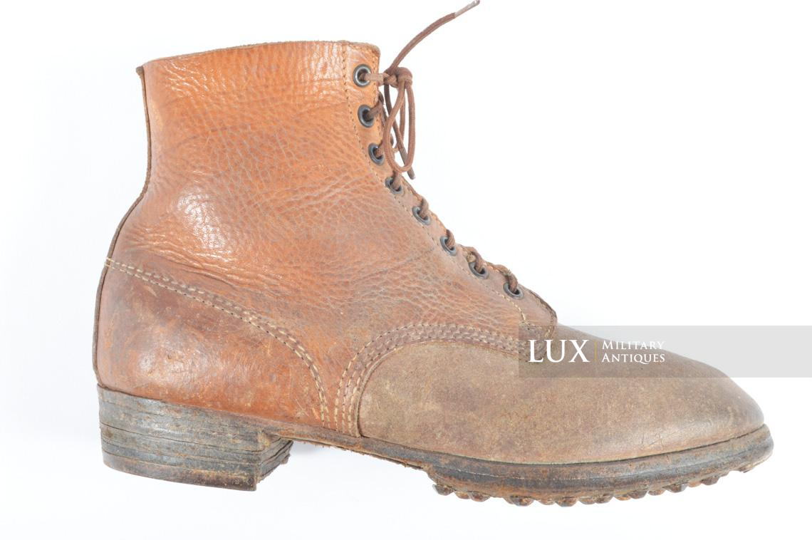 Late-war German low ankle combat boots, « RBNr 0/0714/0024 » - photo 26