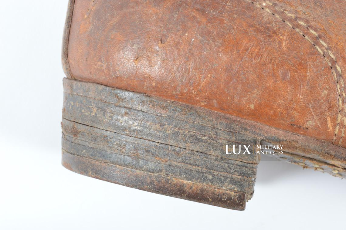 Late-war German low ankle combat boots, « RBNr 0/0714/0024 » - photo 27