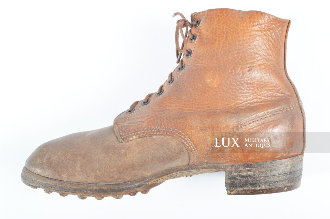 Late-war German low ankle combat boots, « RBNr 0/0714/0024 » - photo 32