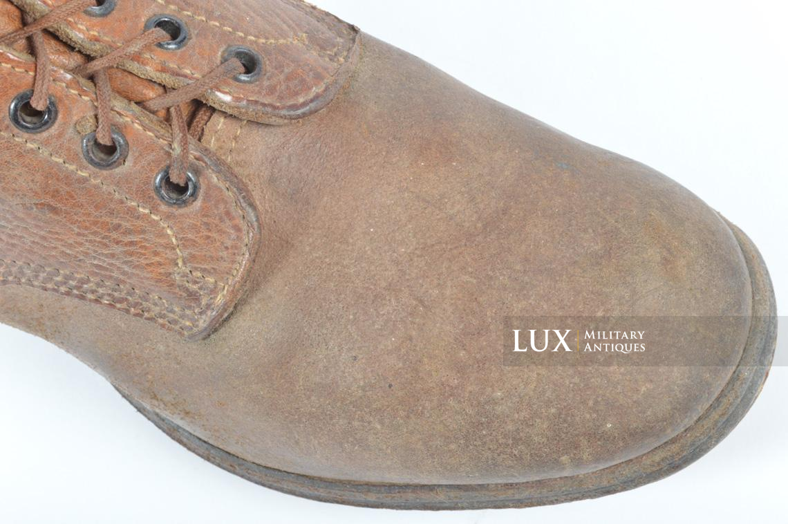 Late-war German low ankle combat boots, « RBNr 0/0714/0024 » - photo 38