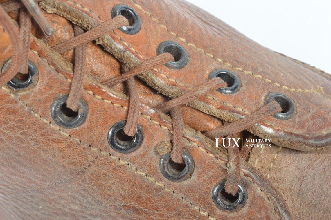 Late-war German low ankle combat boots, « RBNr 0/0714/0024 » - photo 40