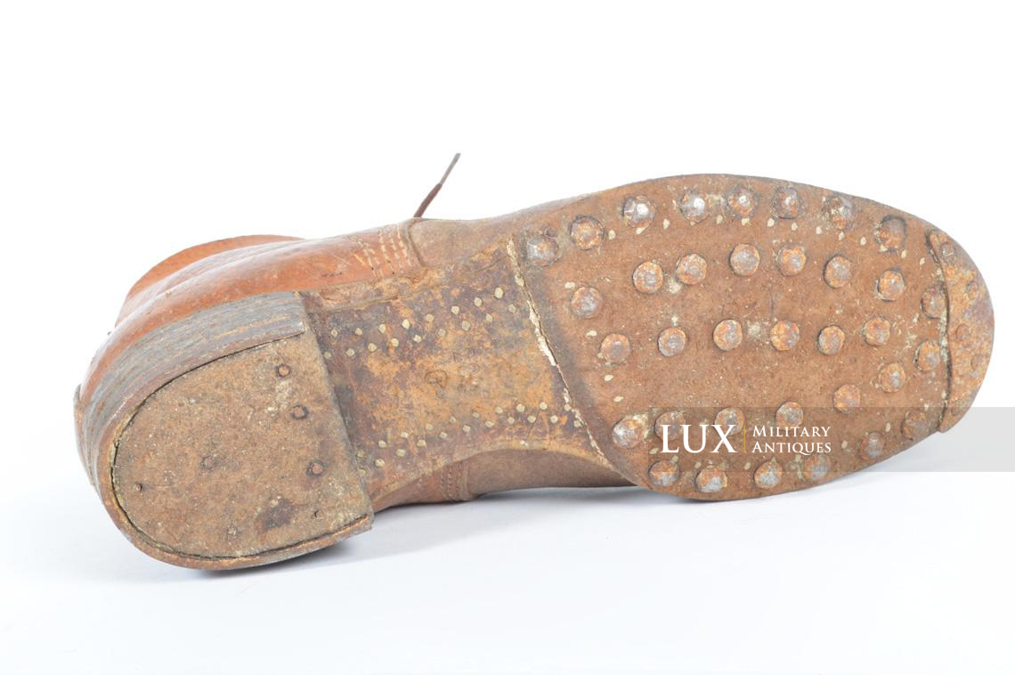 Late-war German low ankle combat boots, « RBNr 0/0714/0024 » - photo 41