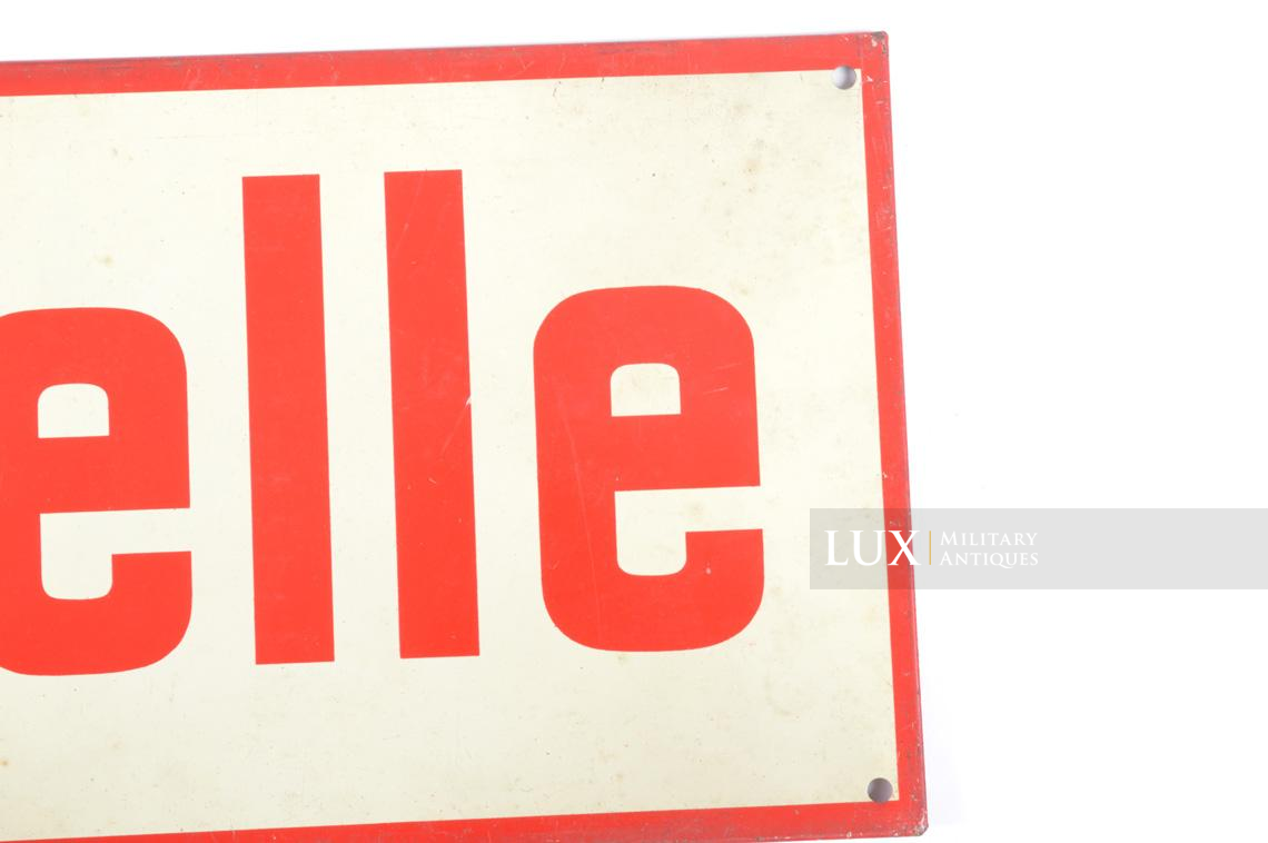 German army gas station location sign, « TANKSTELLE » - photo 9