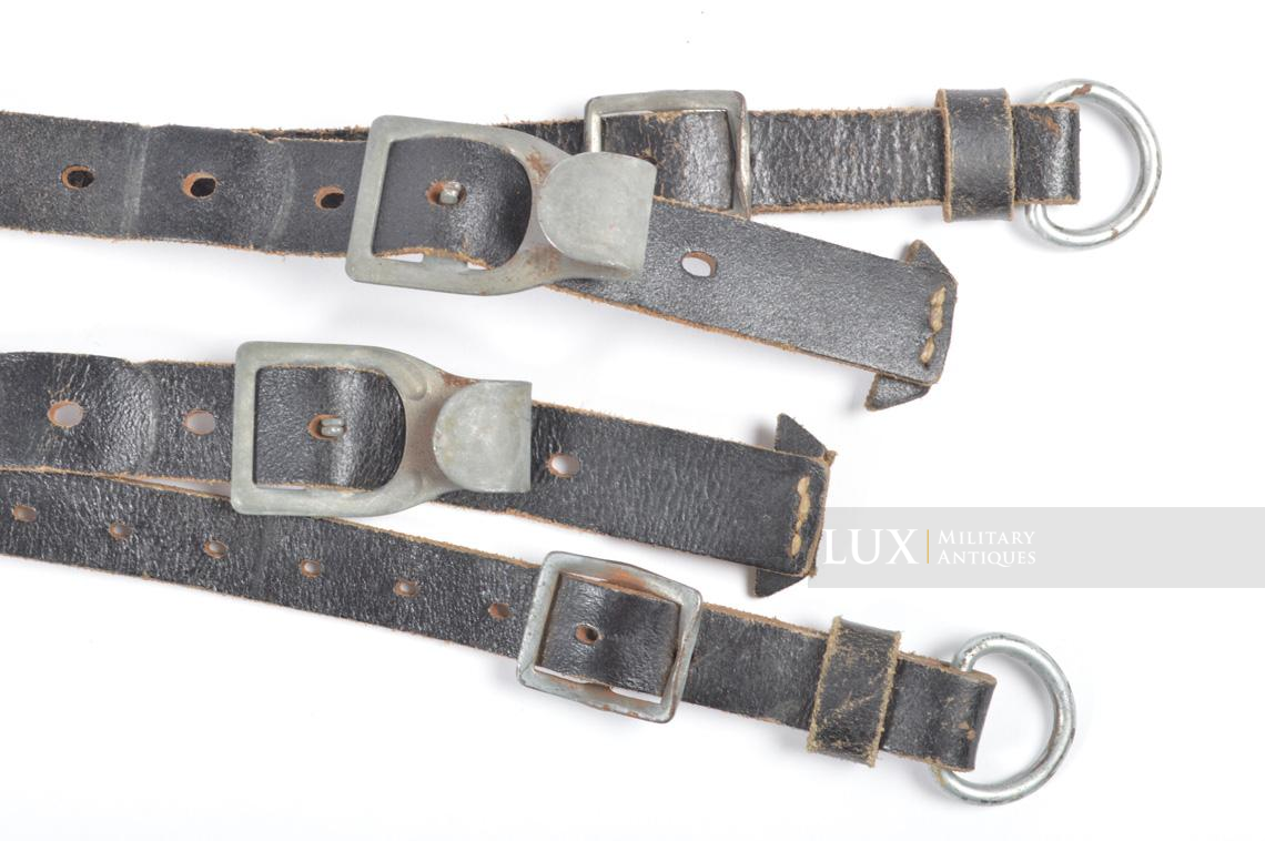 German late-war leather combat Y-straps, « RBNr » - photo 7