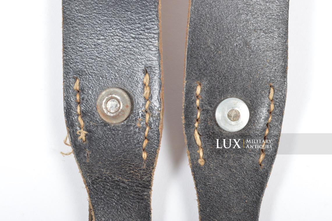German late-war leather combat Y-straps, « RBNr » - photo 8