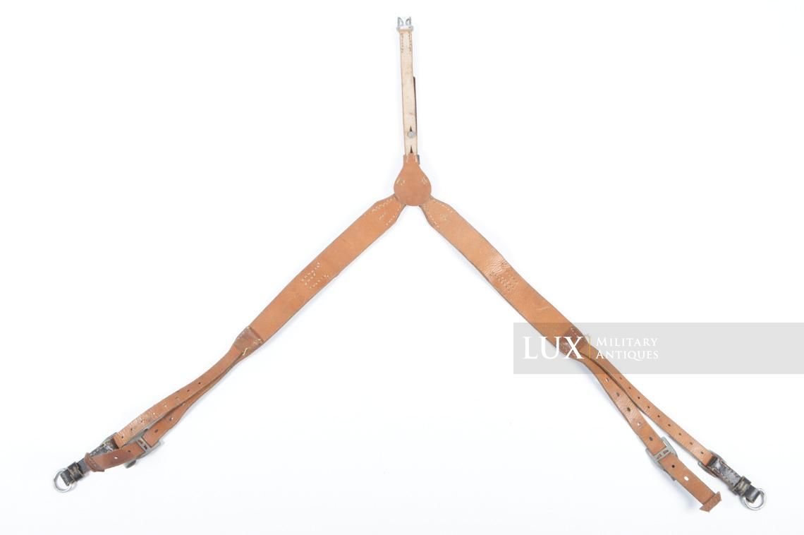 German late-war leather combat Y-straps, « RBNr » - photo 13