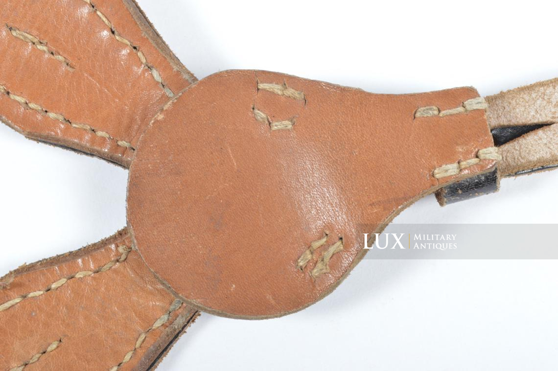 German late-war leather combat Y-straps, « RBNr » - photo 17