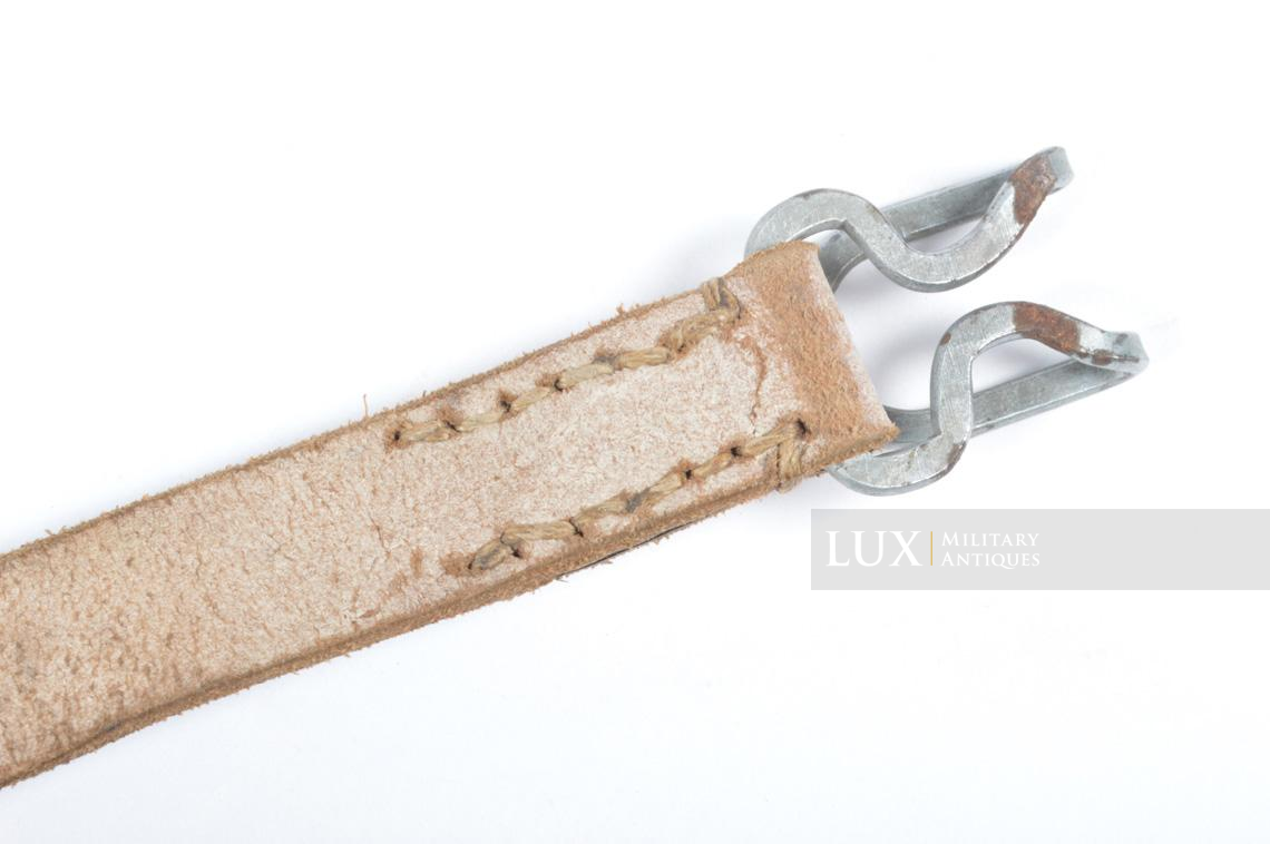 German late-war leather combat Y-straps, « RBNr » - photo 18